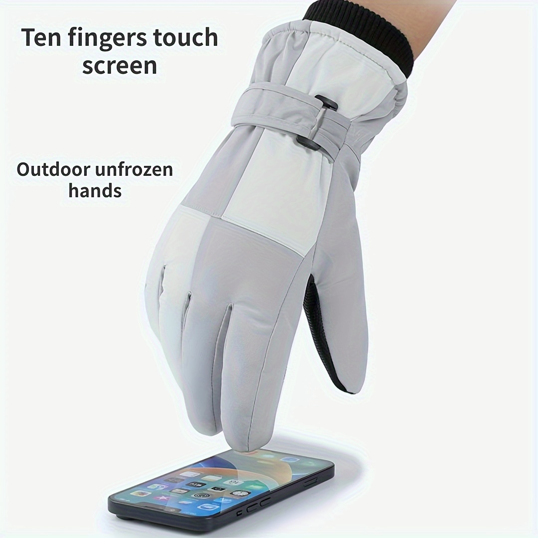 Winter Ski Gloves Waterproof & Windproof Outdoor Riding Mountaineering