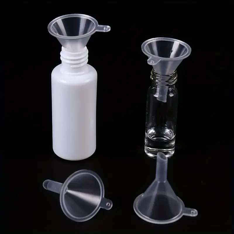 ULTECHNOVO 10pcs Perfume Funnel Small Funnels for Filling Small Bottles  Powder Funnel Mini Bottle Useful Funnels Mini Funnel Water Bottle  Laboratory
