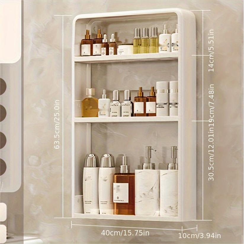 Oversized Bathroom Medicine Cabinet Wall Mounted Storage with