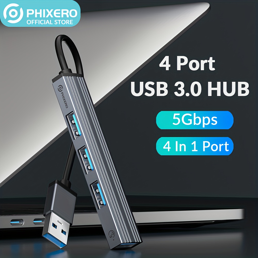  PHIXERO SD Card Reader USB C Simutaneously, 4 in 1