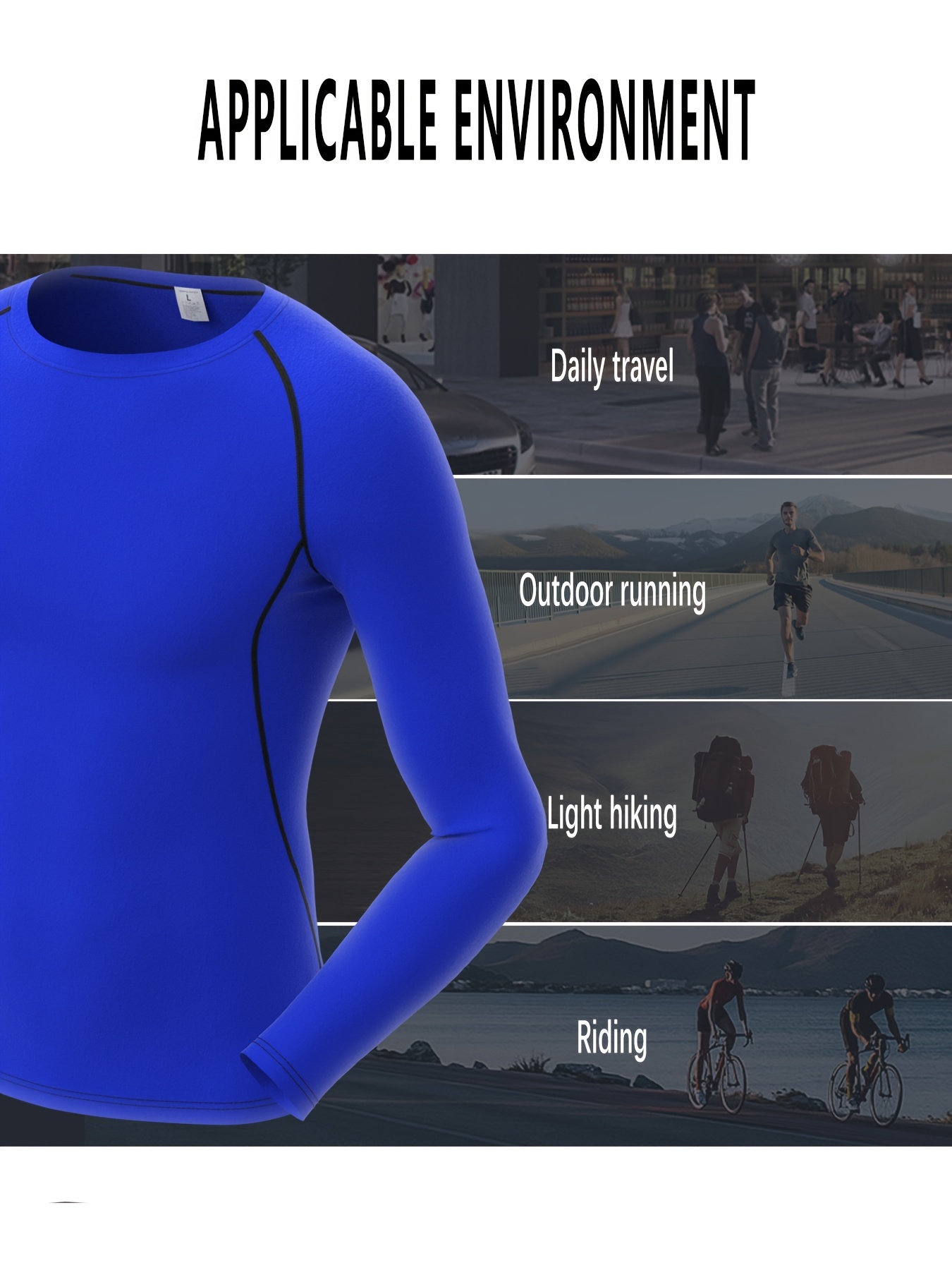 Atmosphere Men's Breathable Long Sleeve Running Shirt