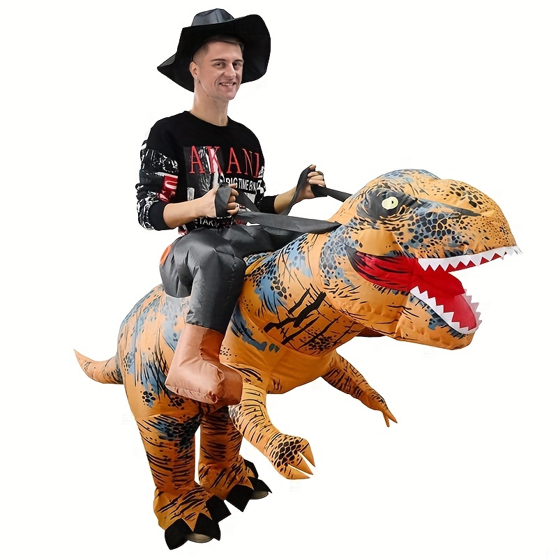 Costume Squelette T-Rex Gonflable pour Adultes