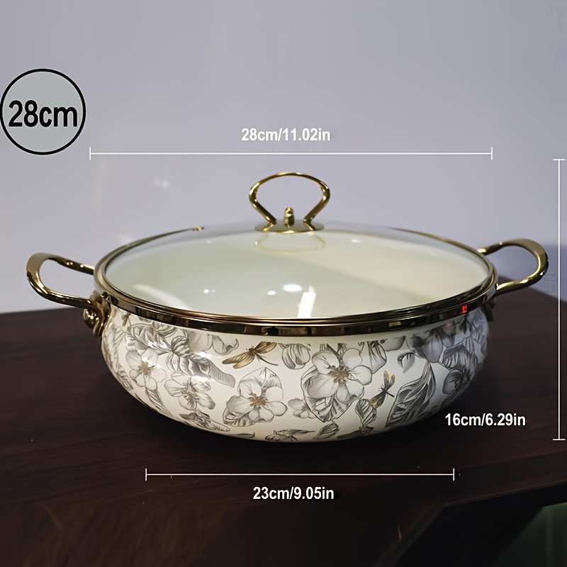 Enamel Thickened Seafood Pot Stew Pots Griddle Pots Soup - Temu