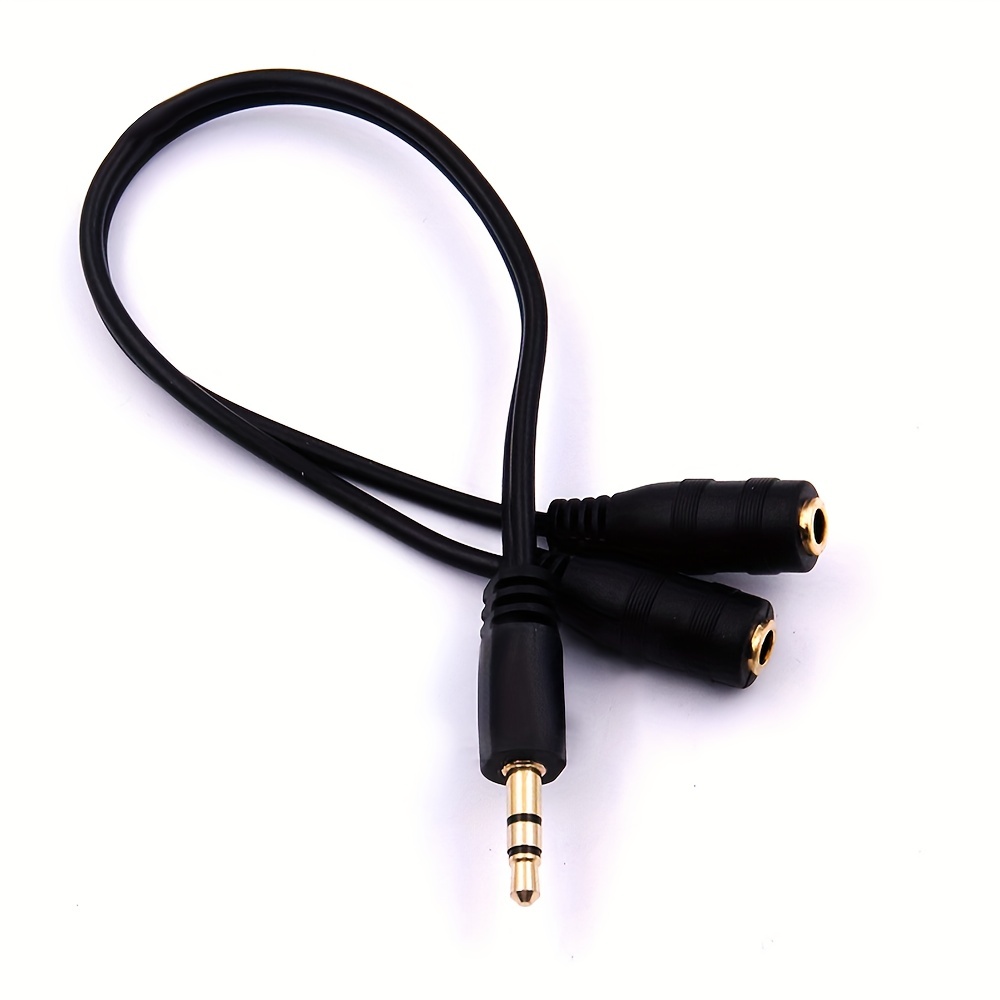 Câble Audio Jack Stéréo 3.5mm rallonge mâle/femelle Noir