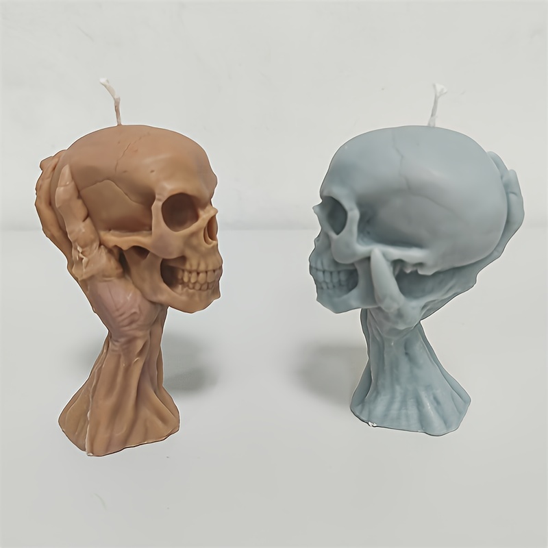 Halloween Skull Silicone Mold Handmade Horror 3 Ghost Head - Temu