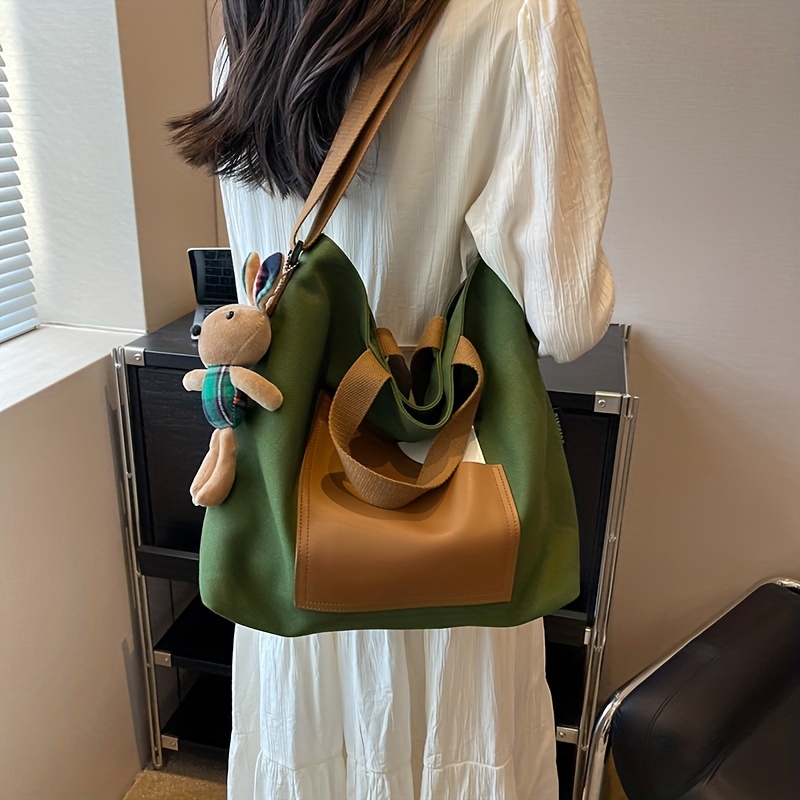 Women's Minimalist Shoulder Bag, Large Capacity All-match Handbag