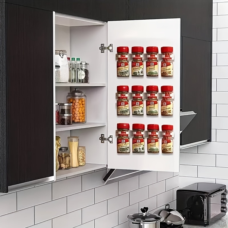 Kitchen Rack Organizer Bottle Holder Seasoning Jars Rack Set