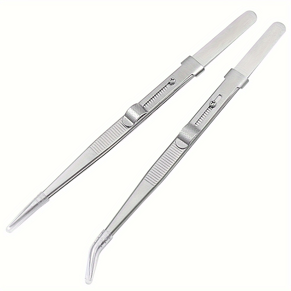 Mudder Piercing Ball Grabber Tool Pick Up Tool with 4 Prongs Holder Diamond  Claw Tweezers for
