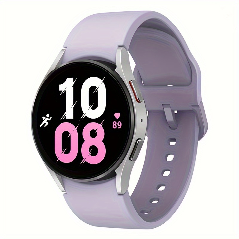 Correa de reloj inteligente compatible con Samsung Galaxy Watch 6 /  Classic, Galaxy Watch 5 / PRO, Galaxy Watch 4 Classic, correa de silicona  suave