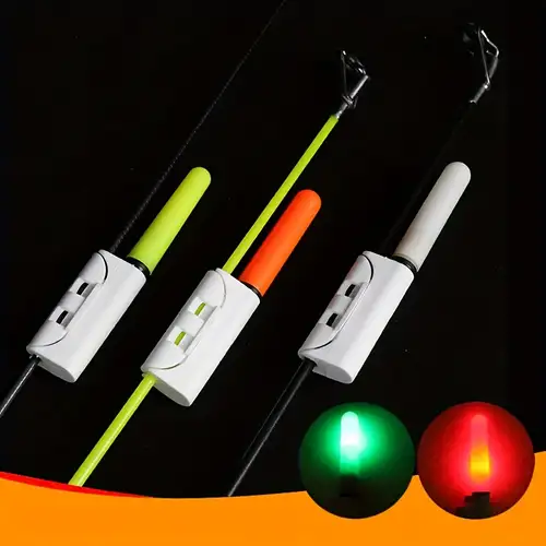 1pc Led Fishing Rod Tip Night Light Flash Smart Sensor Rod - Temu