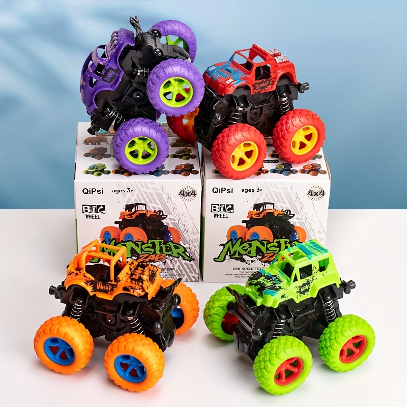 Hot Toys Car Monster Truck Four-wheel Drive Vehicle Stunt Dump Car Inertia  Car Toy Dinosaur Pull Back Children Toy Boy Girl Gift - AliExpress