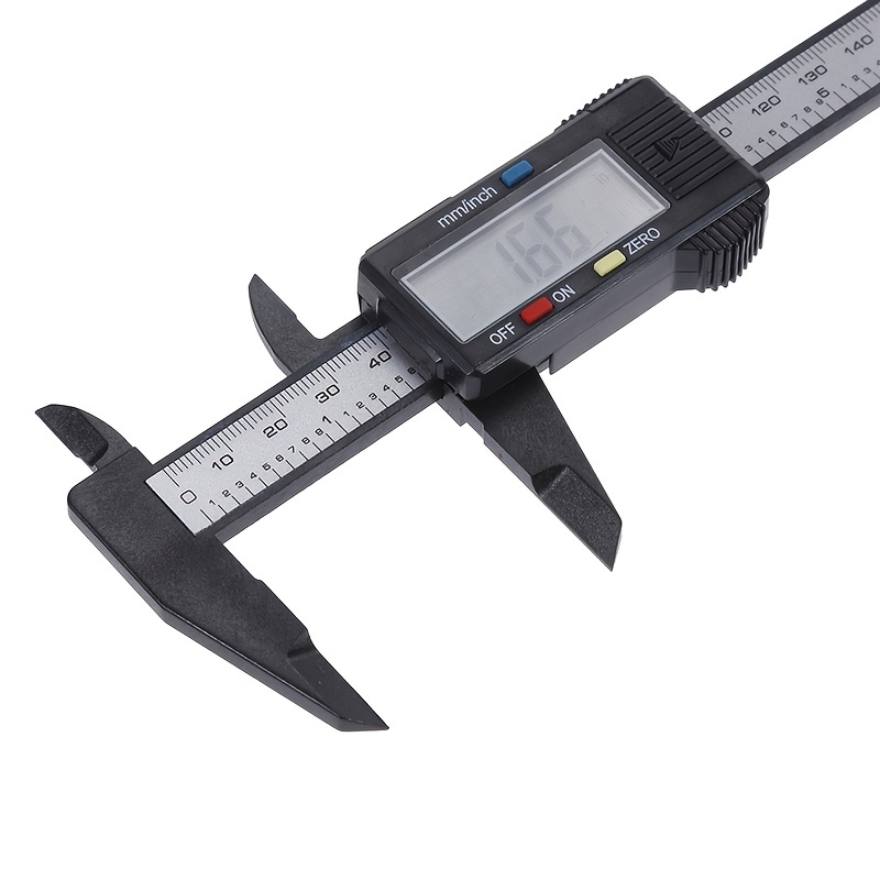 Calibrador digital de 150 mM, calibrador deslizante electrónico Herramienta  digital de precisión Micrómetro Pantalla LCD grande TUNC Sencillez
