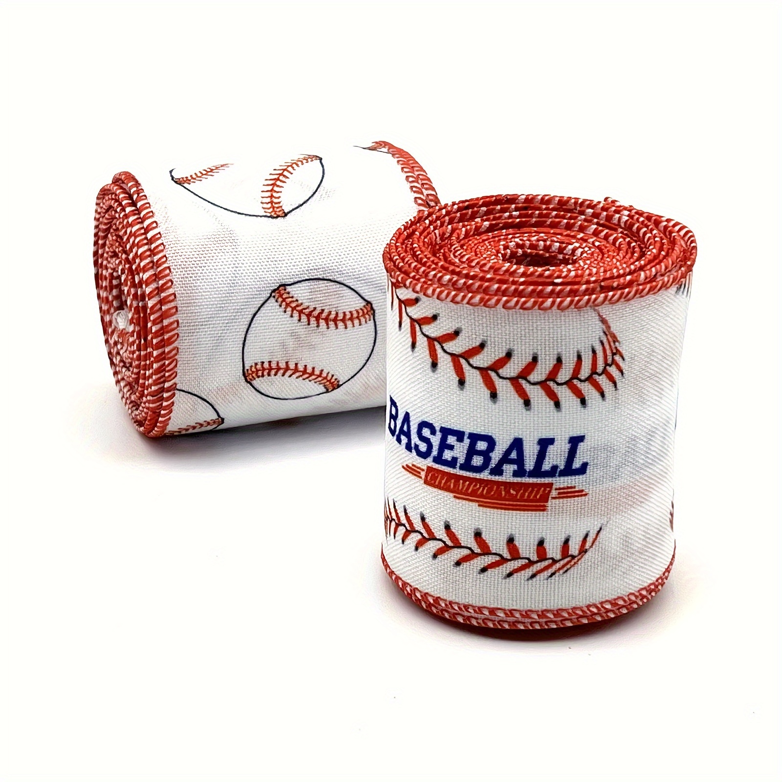 Baseball Maroon Satin Ribbon