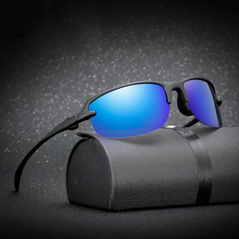 New Fashion Sport Sunglasses Polarized Colorful Men's Outdoor Riding Sun  Glasses Black Shades