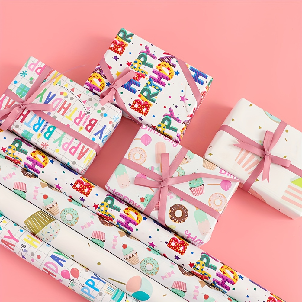 Birthday Wrapping Paper - Temu