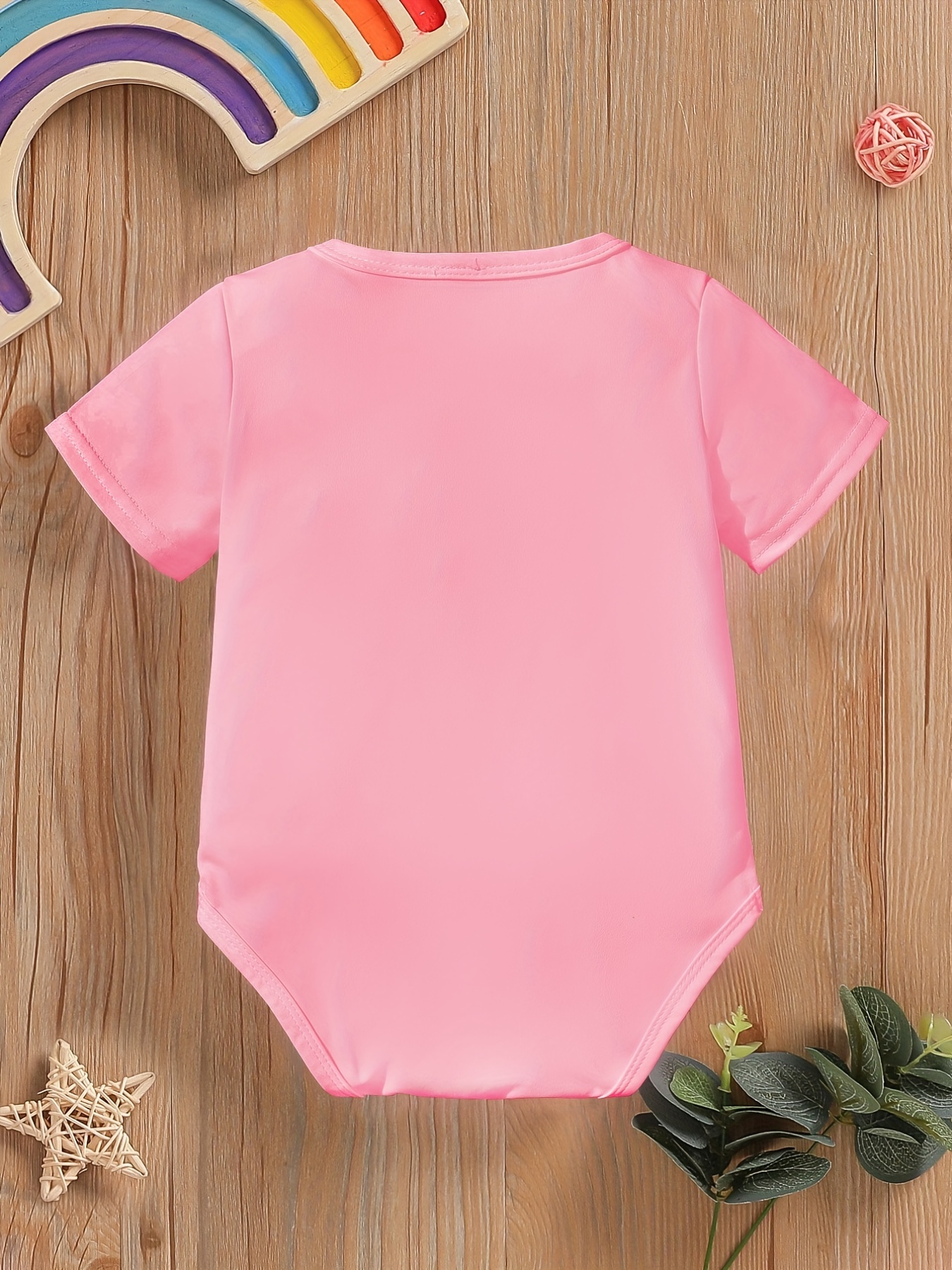 Baby Short Sleeve Body Pink