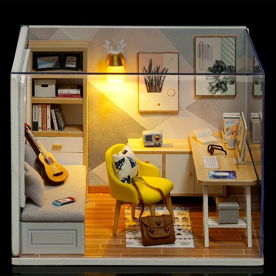 Sunshine Study DIY 3D Miniature Room Kit