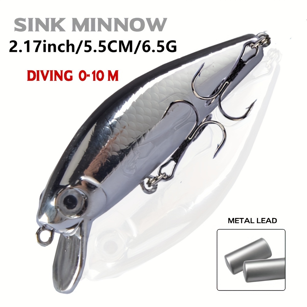 Minnow Artificial Hard Bait Perfect Freshwater Saltwater - Temu