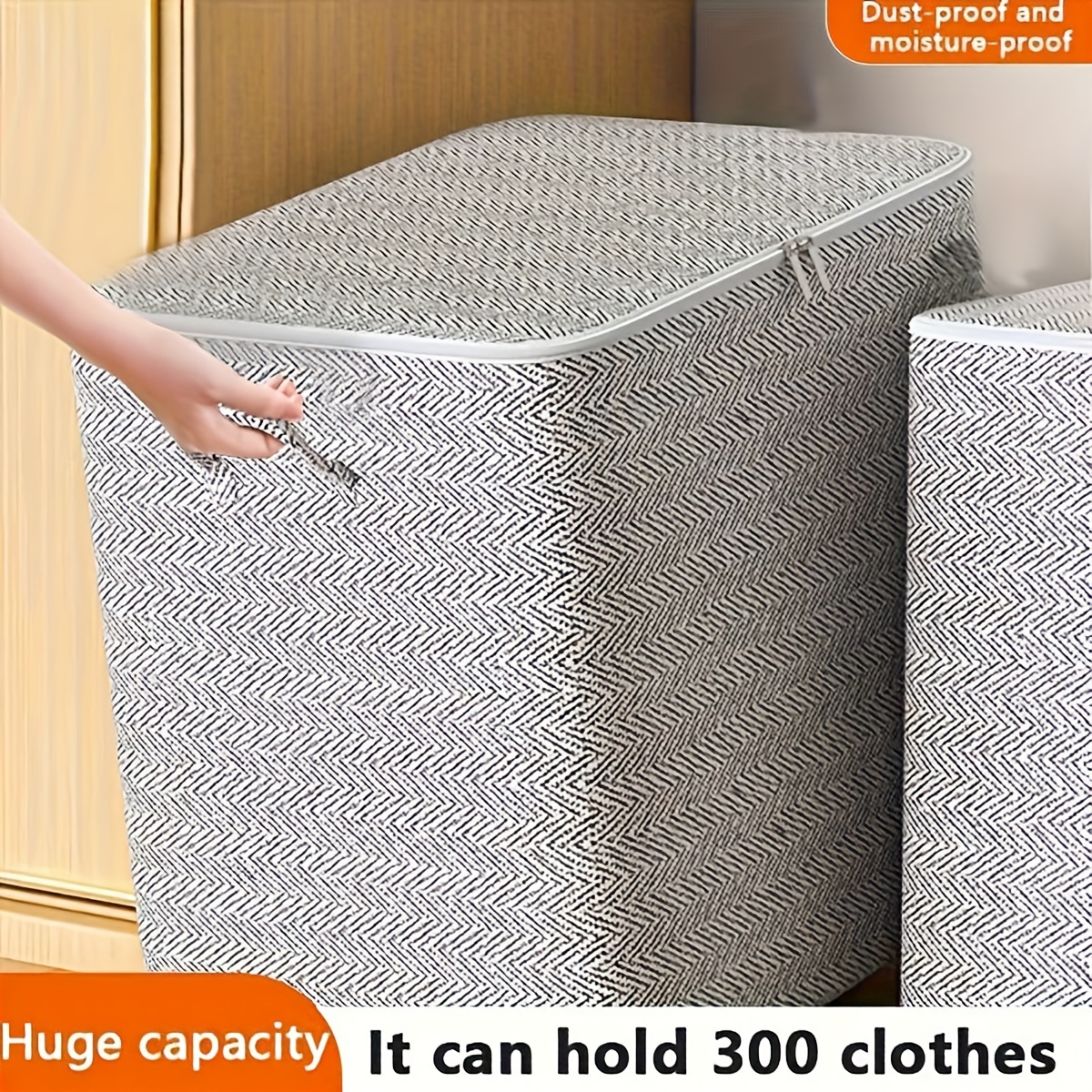 Large Storage Bags Clothes Storage Bins Foldable Closet - Temu