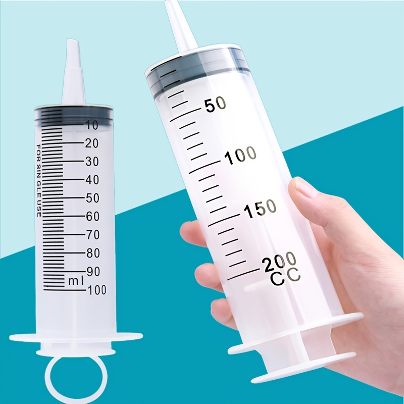 Large Syringe 500 ml Reusable Liquid Syringe with Catheter Plastic Syringe  with Large Capacity for Laboratory, Industrial, Garden and Pet Feeding :  : Business, Industry & Science
