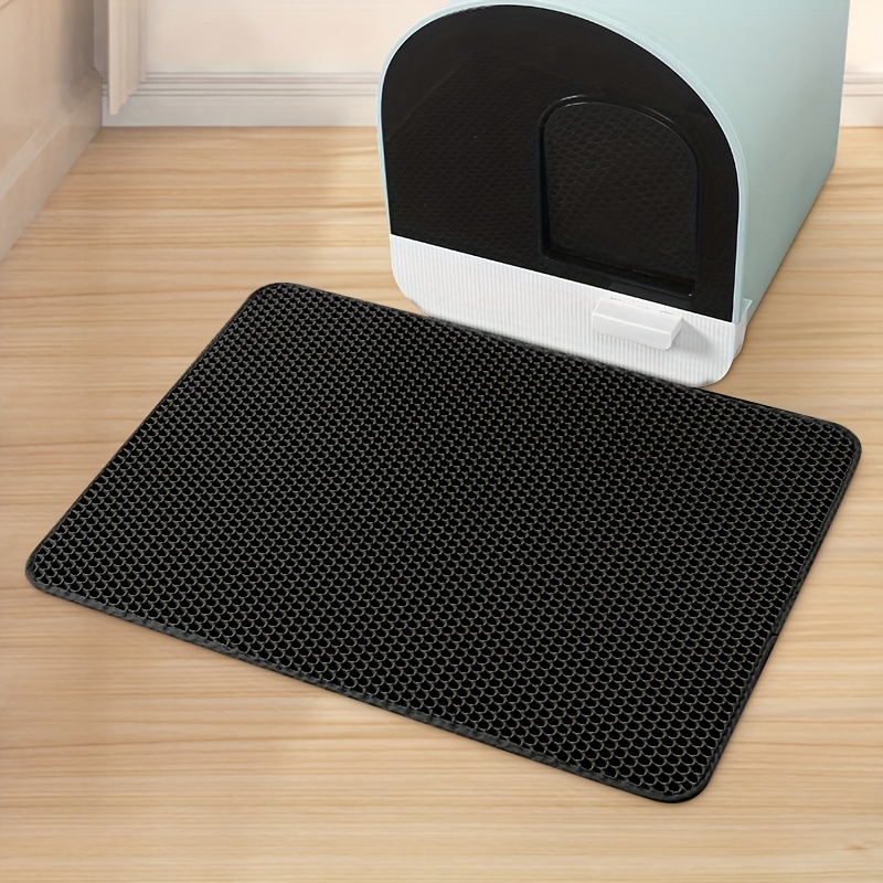 Cat Litter Mat, Eva Double Layer Cat Litter Trapping Mat, Non-slip Washable  Cat Cleaning Mat For Pet Toilet Kennel Litter Box - Temu