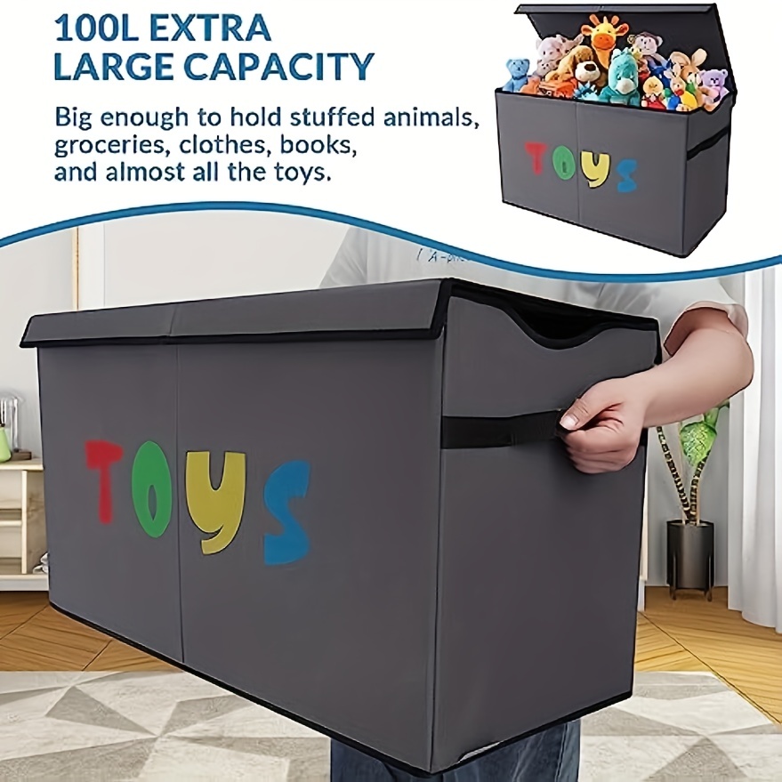Toy Storage Box Lightweight Collapsible Clothes Organizer - Temu