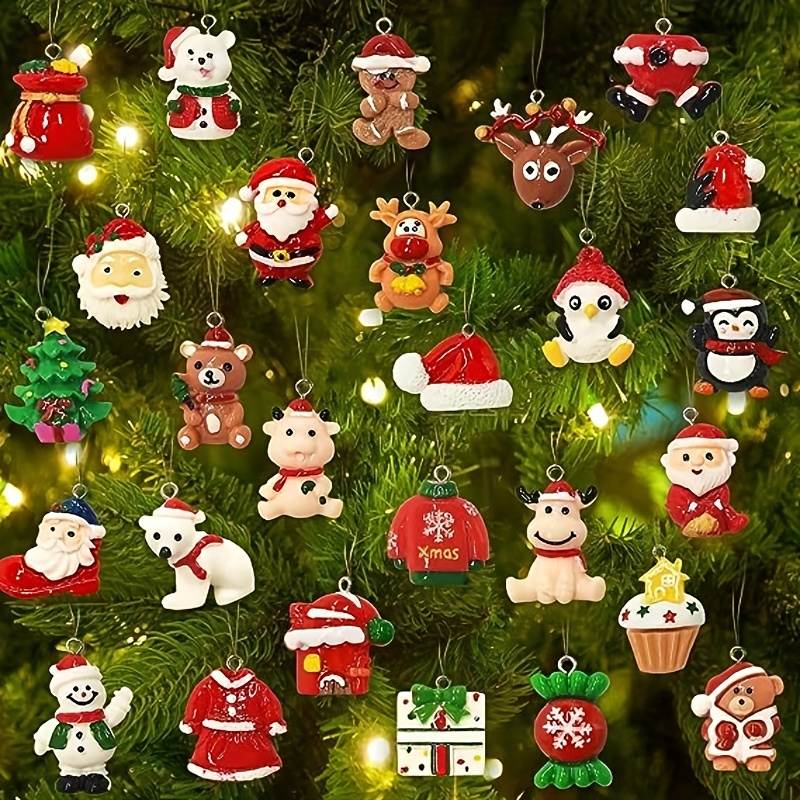 Mini Christmas Ornament Set For Mini Christmas Tree - Temu Philippines