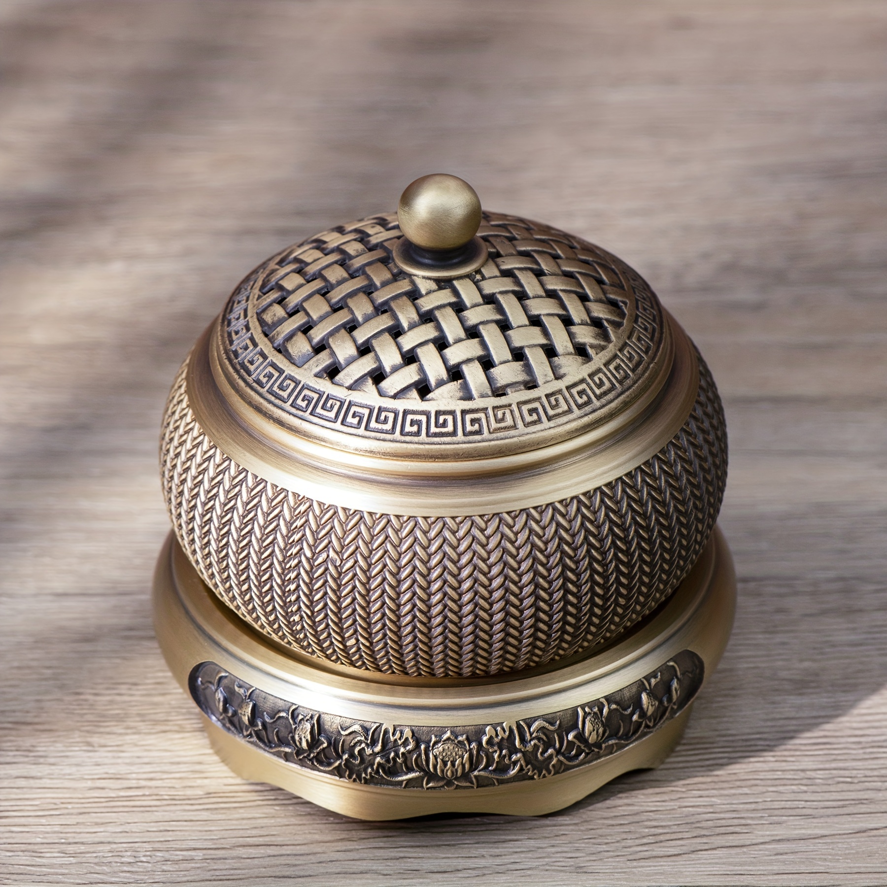 Extra small vintage brass incense burner – Serpentinepdx