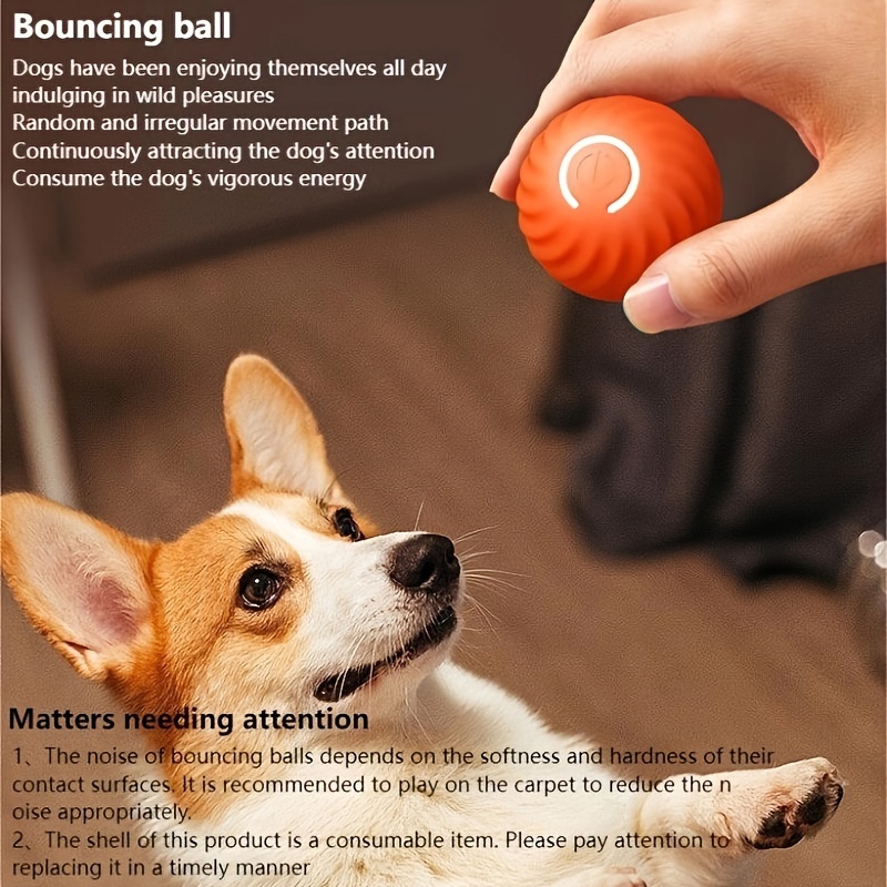 Roller Ball Automatic Rolling Ball Toy Interactive Pet - Temu