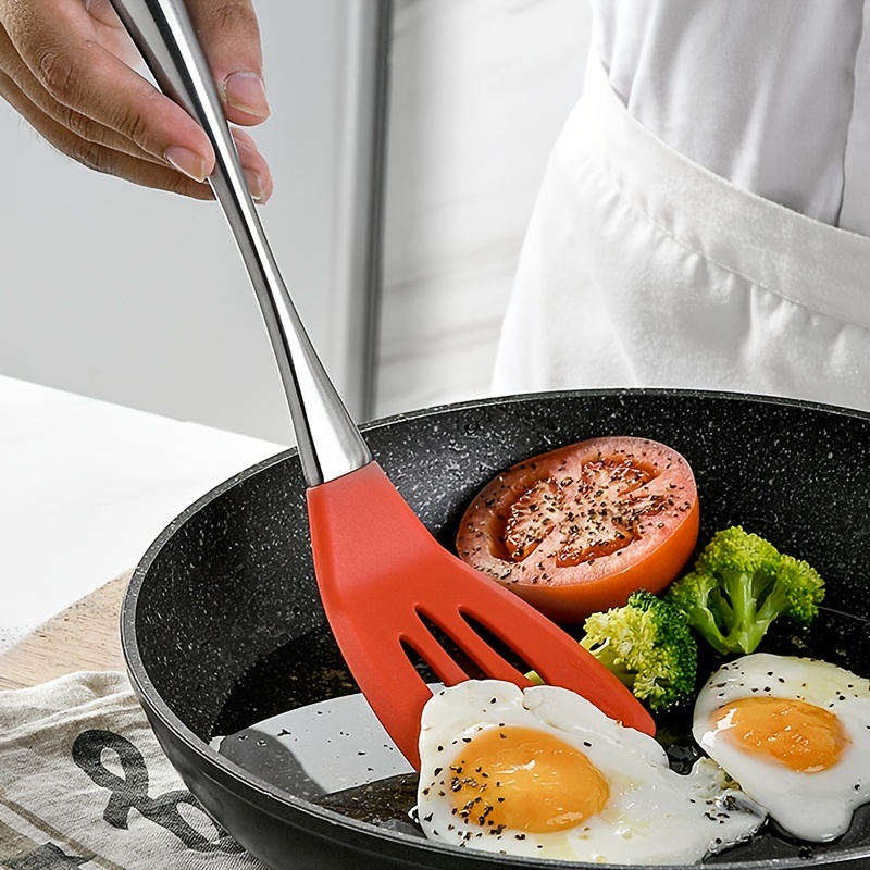 Ensemble d'ustensiles de cuisine en acier inoxydable en Silicone 1 pièce/8  pièces, cuillères de cuisson à tête en Silicone Flexible, spatule Wok,  louche, cuillère à fente - Temu Belgium, cuillere silicone cuisine 