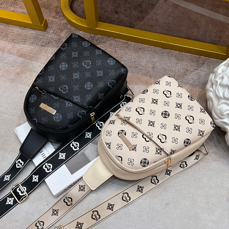 Women's Leopard Argyle Pattern Chain Decor Fanny Pack Retro Street Style  Messenger Bag, Today's Best Daily Deals