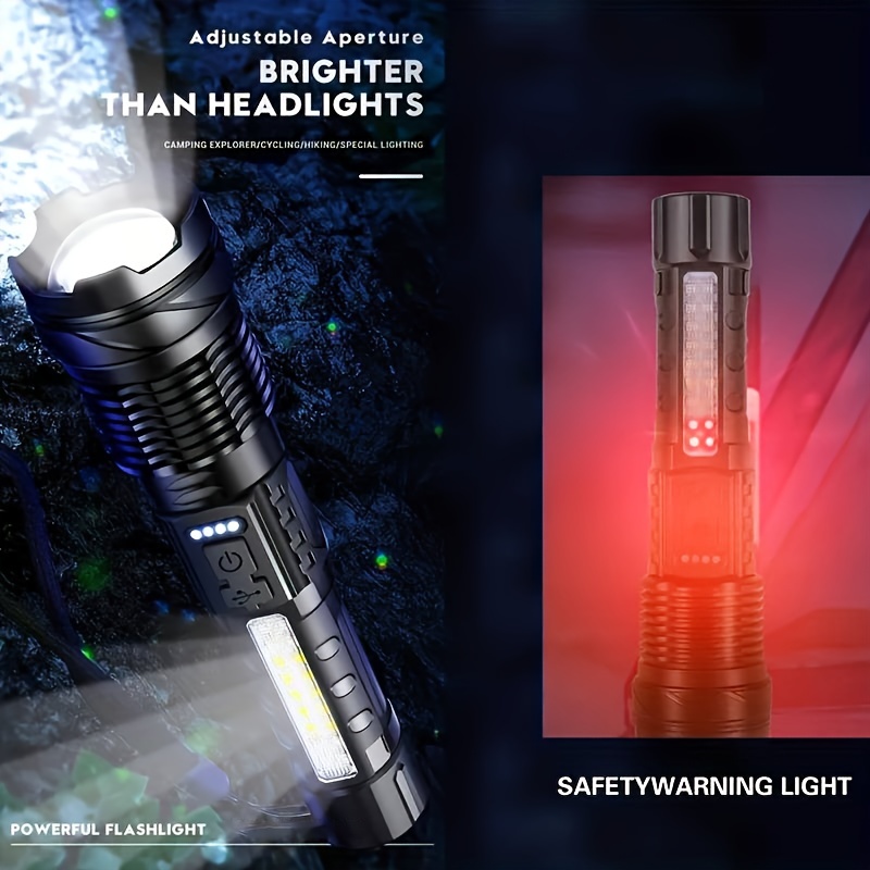 nuevas linternas potentes led linterna xhp50 antorcha usb recargable  impermeable lámpara ultra brigh para caza de viaje al aire libre