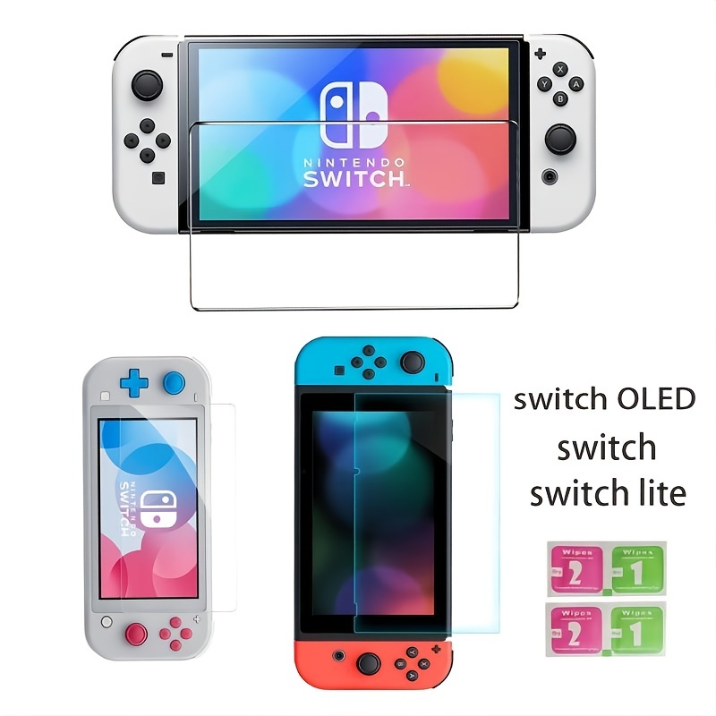 Toughened Film Protection Film For Switch Oled - Temu