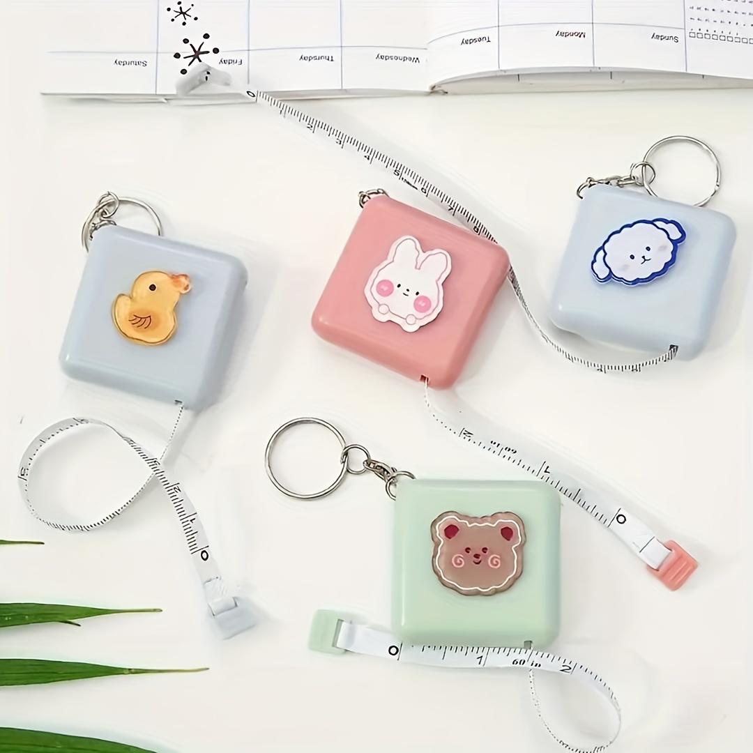 Leather Tape Measure Cartoon Cute Measuring Waist Circumference Chest  Circumference Portable Mini Small Measuring Tape Measuring