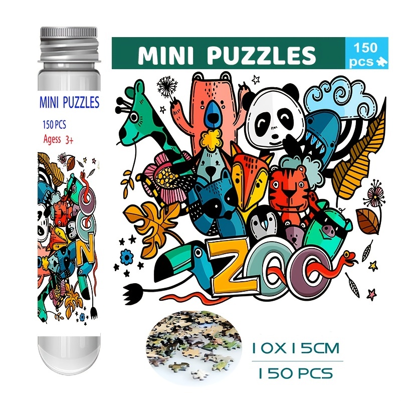 Ensemble de mini-puzzles – animaux