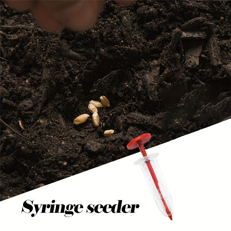 Mini Seeder Sower Dispense Manual Seeding Tools Flower Pot - Temu