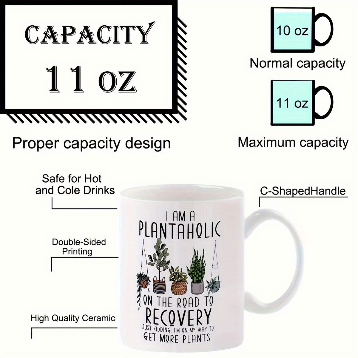 Coffee Mug Funny Ceramic, Mug for Gardeners