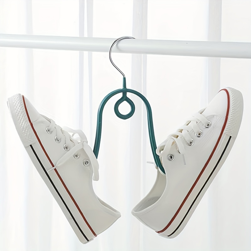 Shoes Drying Hanger Home Hanging Double Head Hook Shoes - Temu