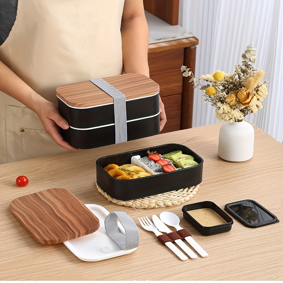 Microwave Safe Insulated Double Layer Bento Box Sets