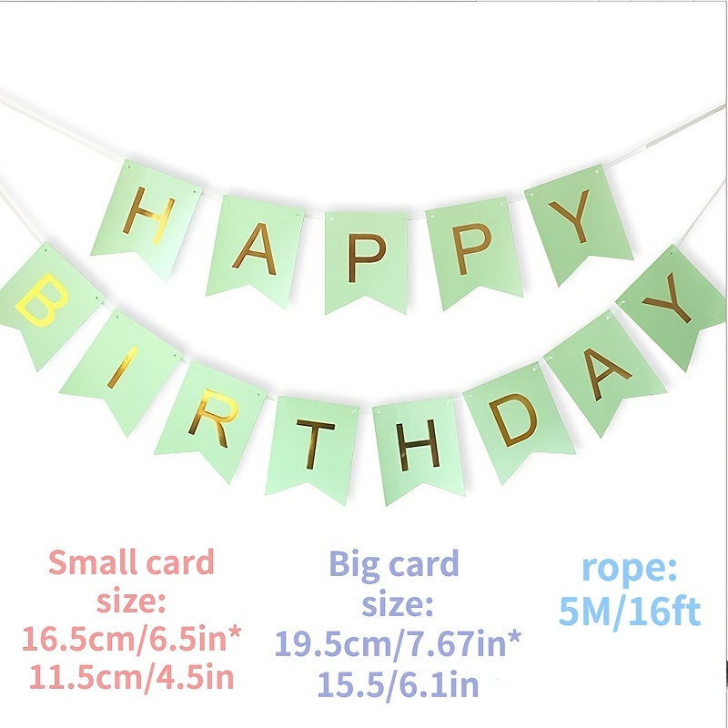 Carte Happy birthday, kraft & blanc - Carte anniversaire Happy