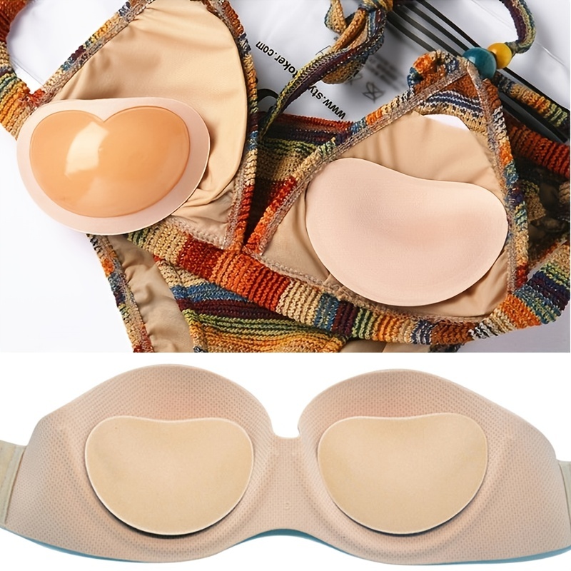 Reusable Nude Bra Insert Pads Removable Chest Enhancer Pads - Temu
