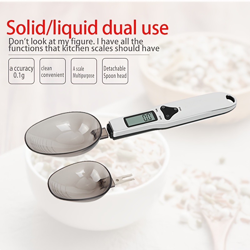 Electronic Measuring Spoon, Digital Measuring Scale Spoon, Multifunctional Electronic  Measuring Spoon, Portable Measuring Spoon With Led Display, Pet Food Measuring  Scoop, Tea Milk Powder Scale Spoon, Kitchen Accessaries, Dorm Essentials -  Temu