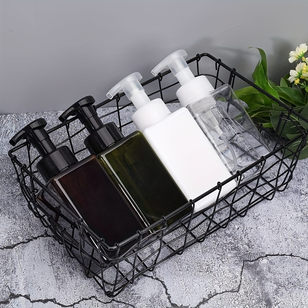 2pcs Foaming Soap Dispenser 450ml Square Pump Bottle B