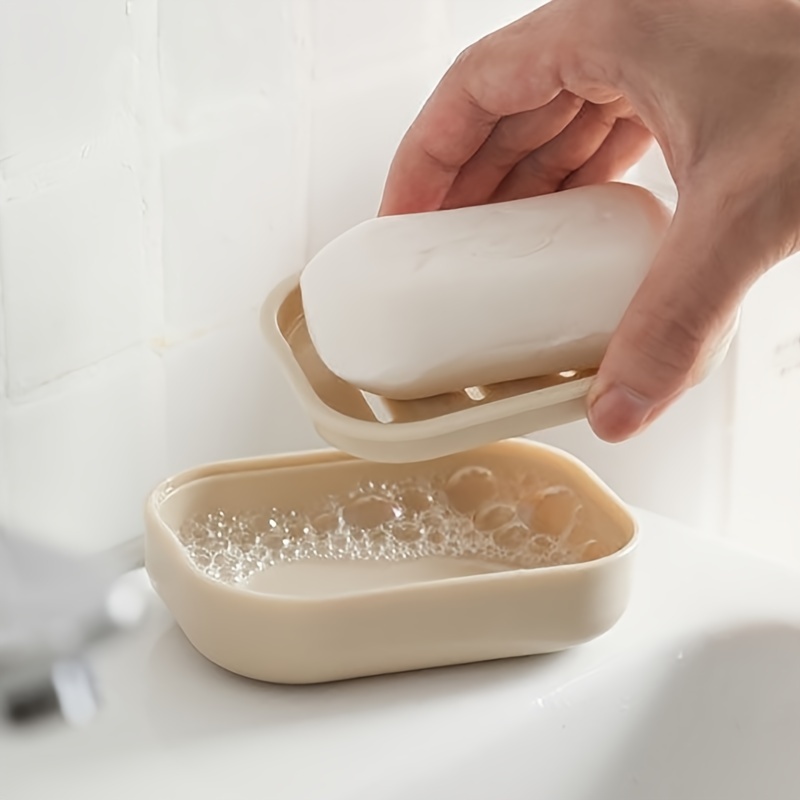 Creative Ceramic Soap Dish Double layer Drain Soap Tray Self - Temu