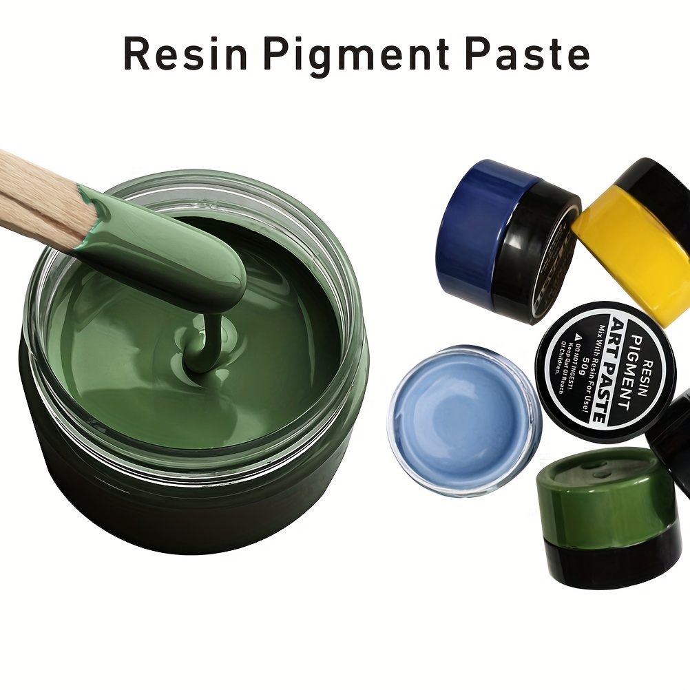 White Resin Pigment Paste - 1.76Oz/50Ml White Epoxy Dye Pigment, Highe –  WoodArtSupply