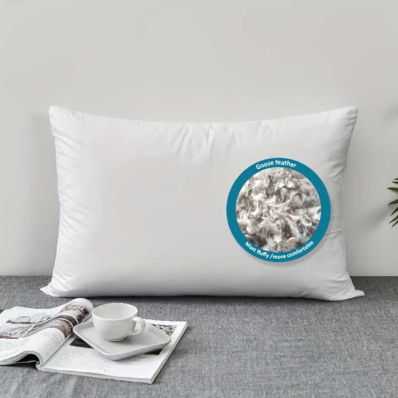 Decorative Throw Pillow Insert Down And Feathers Filling - Temu
