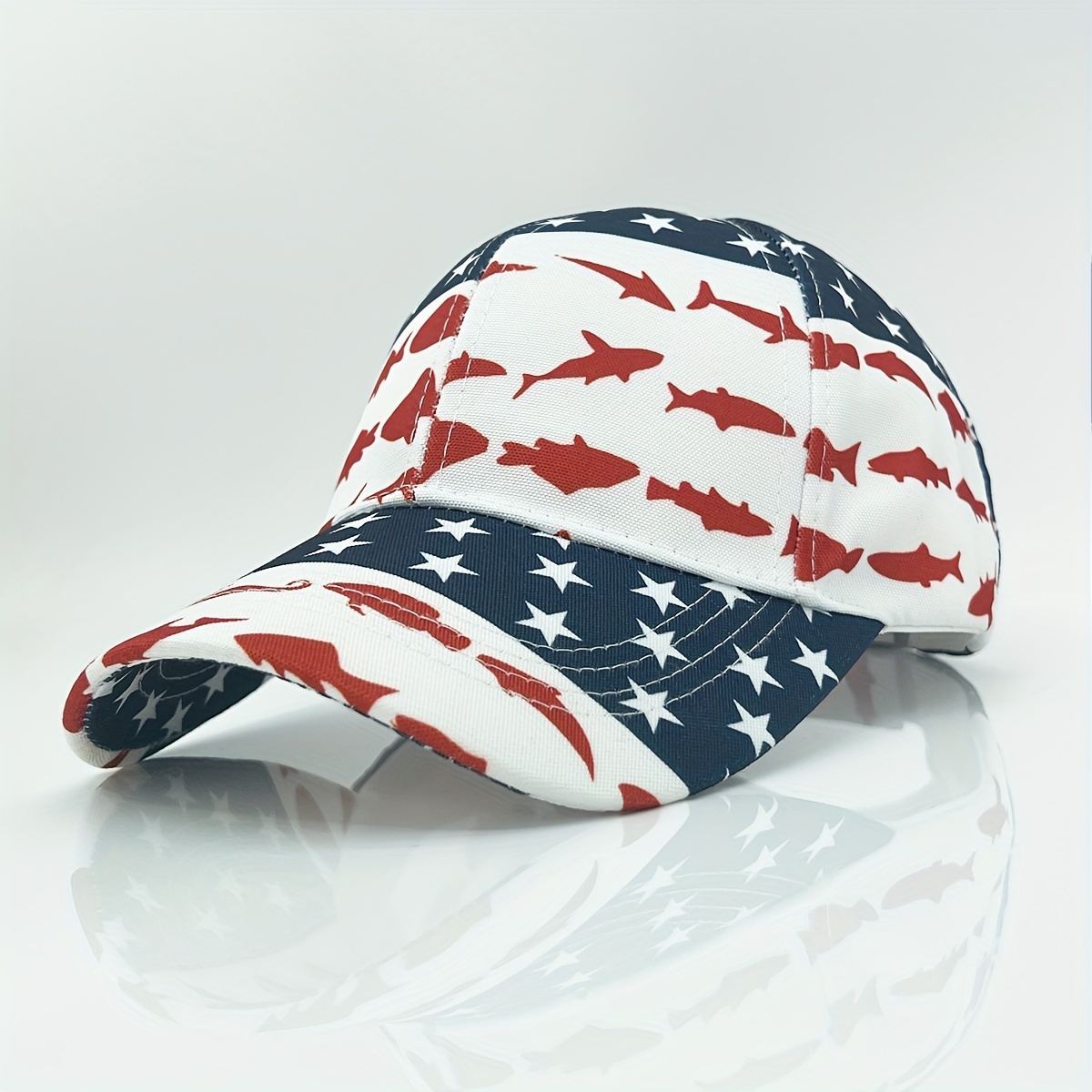 Unisex Personality Printed Baseball Cap Adjustable Sunshade Hat