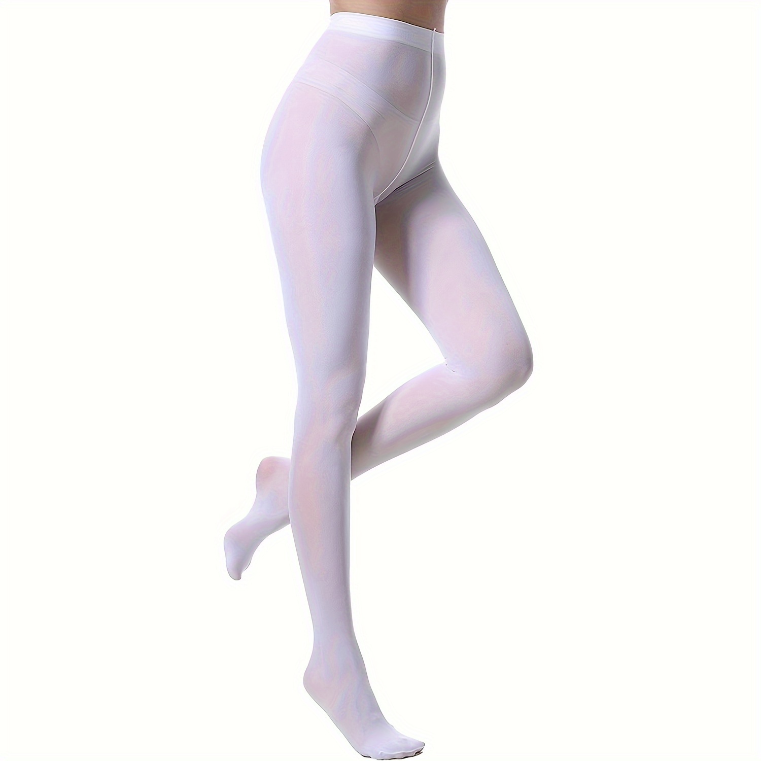 Women's Colored Footed Tights 80d Run Resistant High Waist - Temu