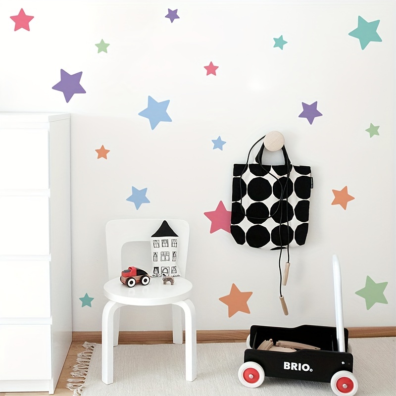  Adhesivo universal para pared, decoración mural de dibujos  animados de niña, calcomanías de pared de unicornio para casa, dormitorio  de niños, habitación de bebé, guardería, decoración de dibujos animados de  moda (