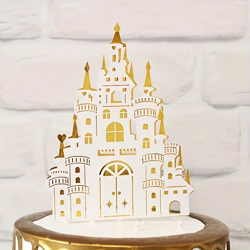 Décoration de gâteau en forme d'ours château